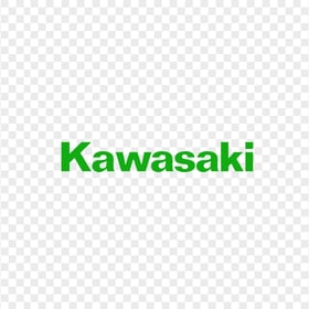 HD Kawasaki Green Text Logo PNG
