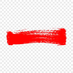 Transparent HD Red Brush Strokes Grunge Effect
