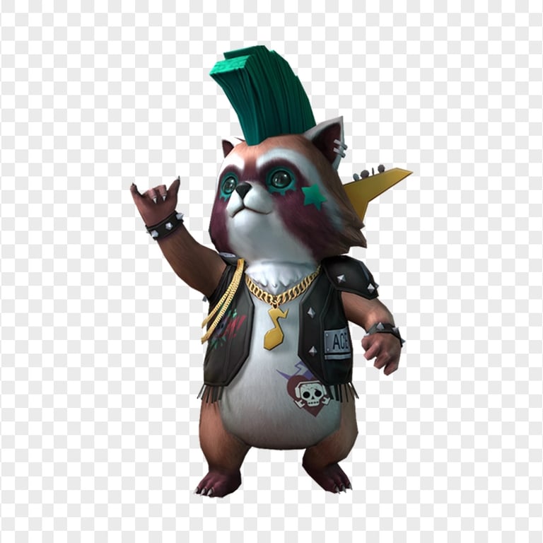 Download Rockie Free Fire Pet Character PNG Citypng