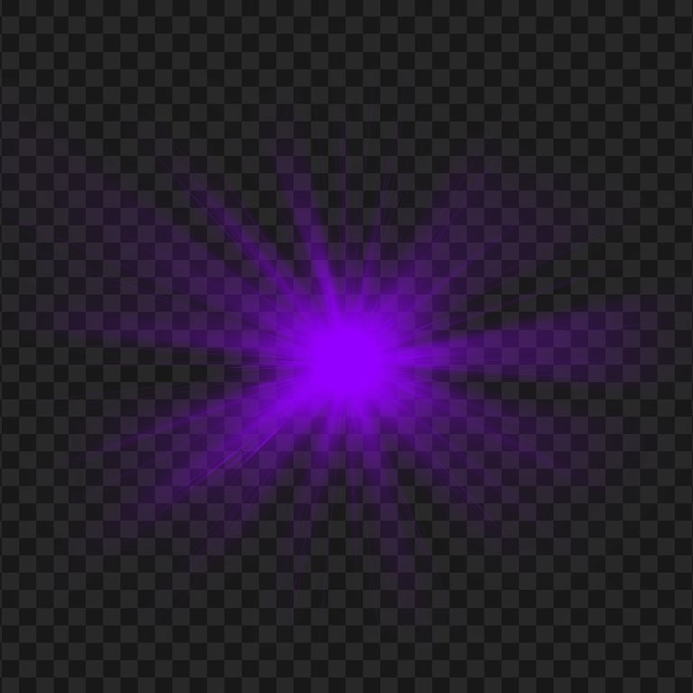 Purple Light Beam Transparent Background