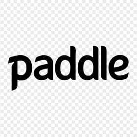 Paddle Payment Gateway Black Logo Transparent PNG