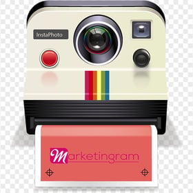 Polaroid Camera Old Clipart Illustration