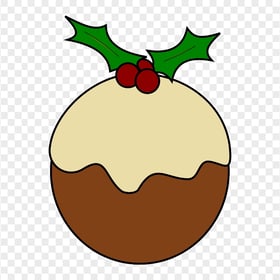 HD Clipart Christmas Pudding Cake PNG