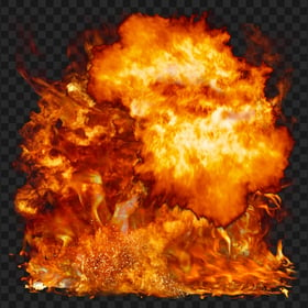 Hot Fire Explosion Background HD PNG
