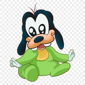 Goofy Baby Mickey Mouse Cartoon Character PNG Image