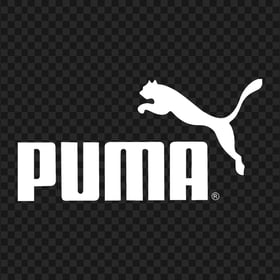Puma White Logo Image PNG