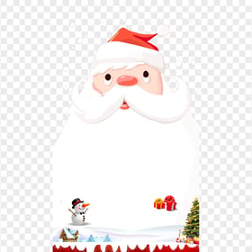 Cartoon Vector Christmas Snowy Scene HD PNG