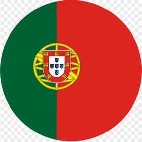 HD Portugal Flag Circle Round Transparent PNG