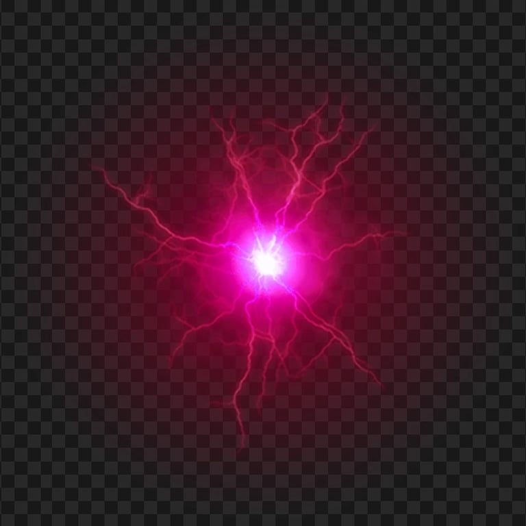 Pink Energy Ball Effect PNG