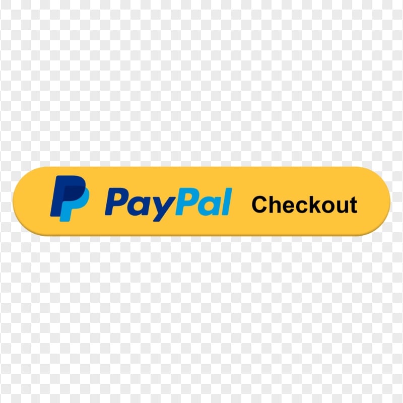 HD PayPal Checkout Yellow Button PNG