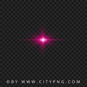Red Star Light Lens Flare Effect PNG IMG
