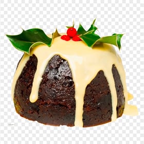 HD Christmas Holidays Pudding Cake Dessert Food PNG