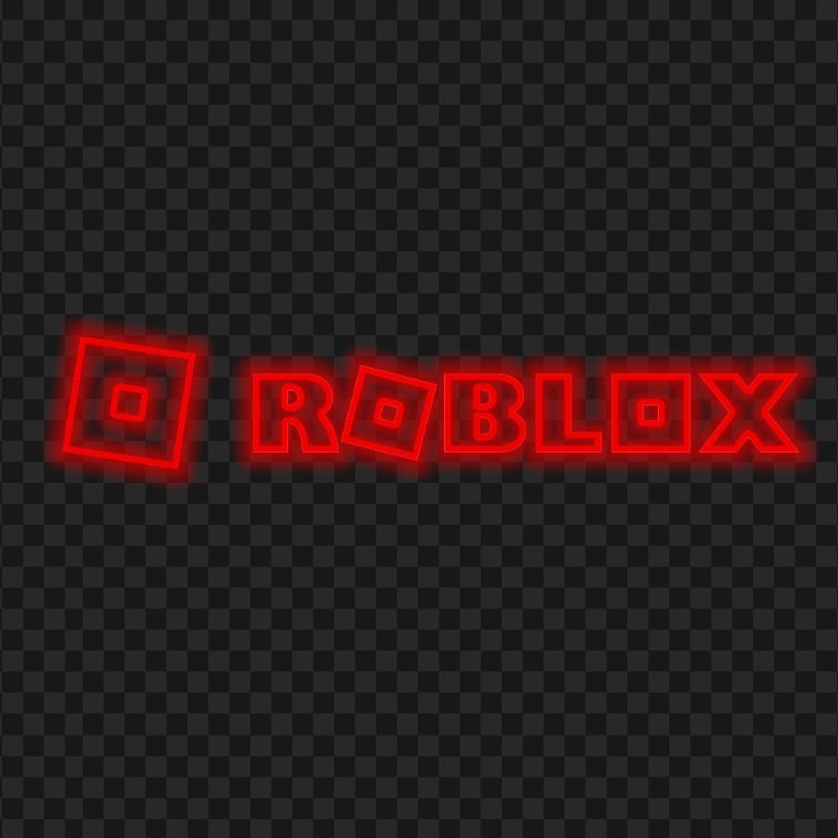 HD Roblox Text Logo With Symbol Sign Icon PNG