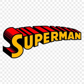 HD Superman Comic Book Logo Transparent Background