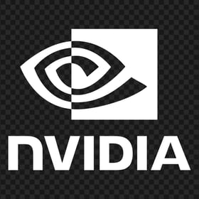 Nvidia Gaming White Logo Image PNG