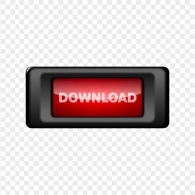 Download Black & Red Glossy Web Button HD PNG