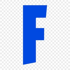 HD Blue F Fortnite Logo Letter PNG