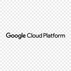 HD Google Cloud Platform Black Text Logo PNG