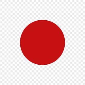 Japan JPN Red Flag Circle Logo Icon Symbol