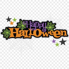 Happy Halloween Logo Sticker Illustration Design