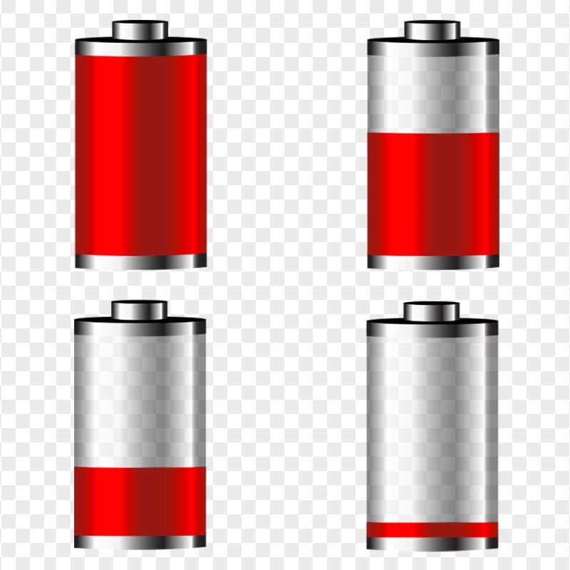 Red Power Battery Icons png