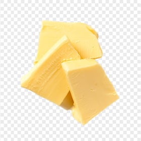 Butter Slice Pieces PNG Image