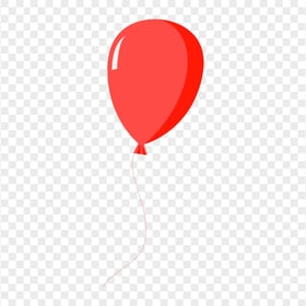 HD Red Vector Cartoon Balloon Fly PNG