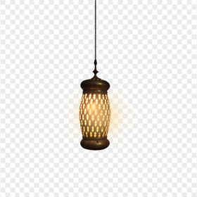 Lighted Hanging Lantern Ramadan PNG