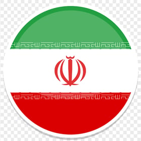 Iran Flag Round Circle Icon PNG