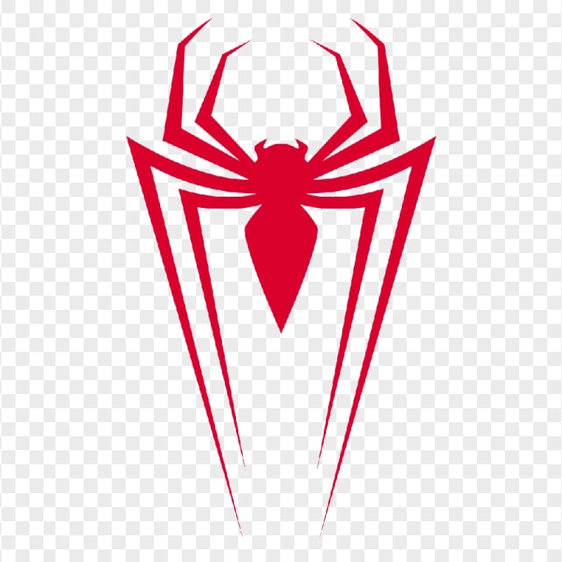 HD Spider Red Logo PNG