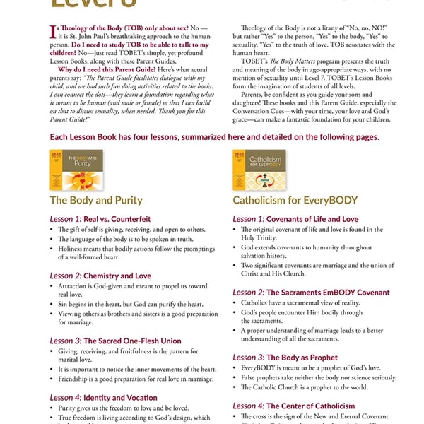 Level 8 Parent Guide