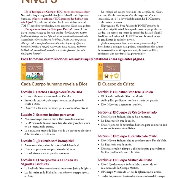 Nivel 6 guía para padres