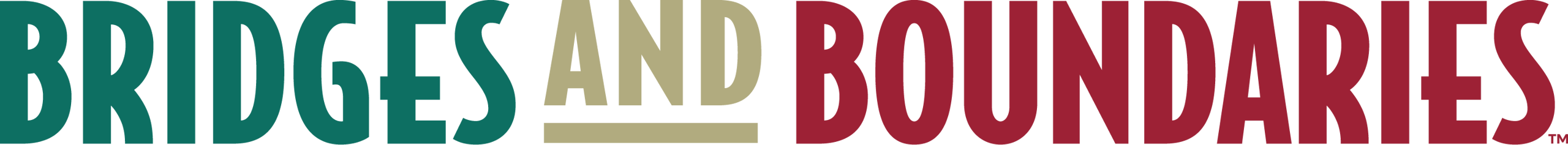 Bridges and Boundaries color logo horizontal