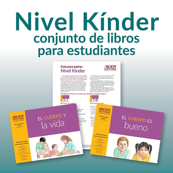Nivel Kínder conjunto de libros para estudiantes