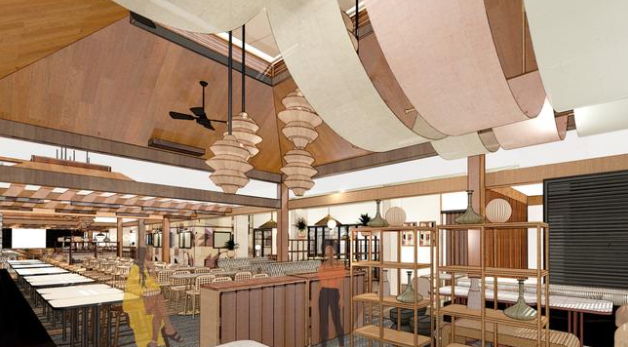 An artist impression of the newly renovated venue 