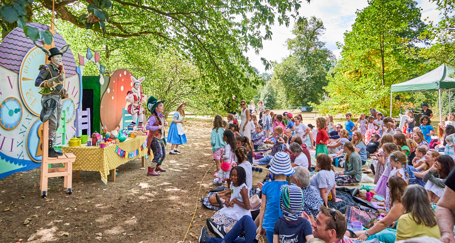 kids event in the park