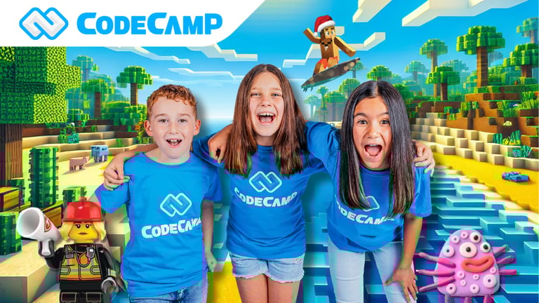 UNLEASH THEIR CREATIVITY AT CODE CAMP
