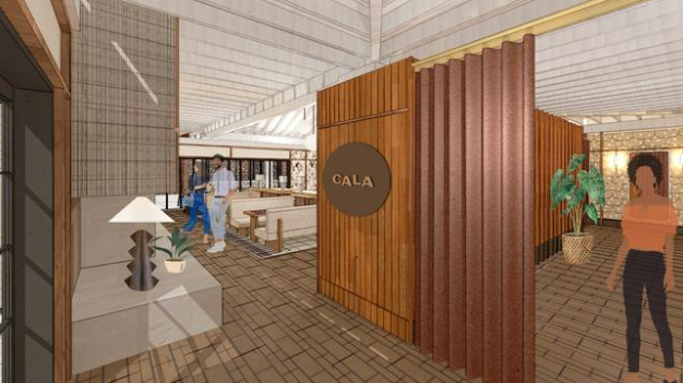 An artist impression of The Winston Hotel in Winston Hills 