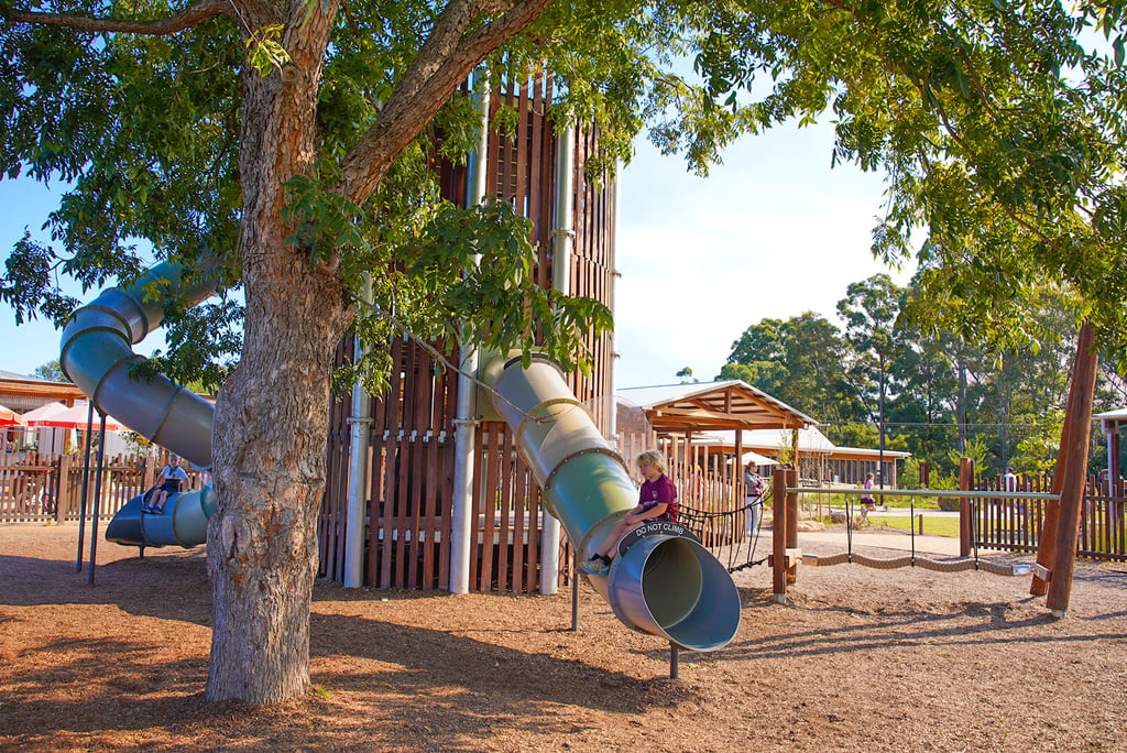 The playground at the Orchard in Penrith