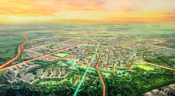 The Bradfield City Centre will be 114-hectares, five times the size of Barangaroo
