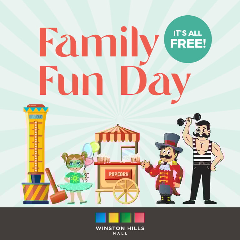 Free Family Fun Day at Winston Hills Mall