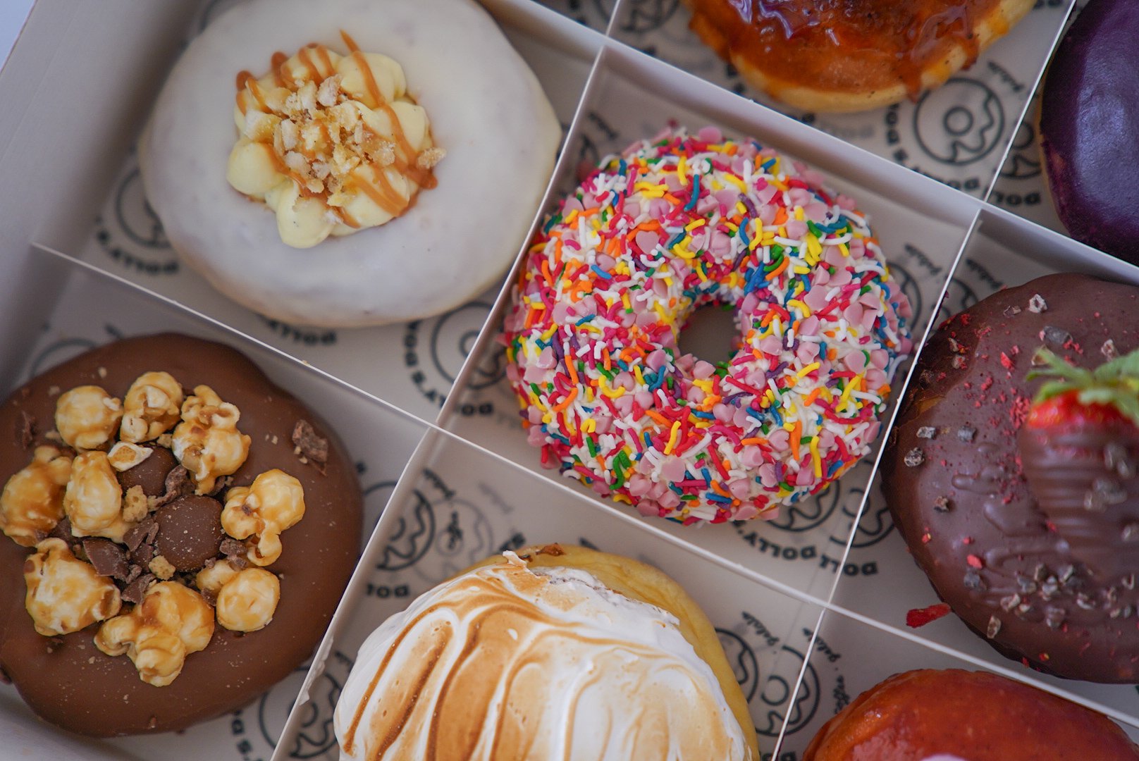 donuts in box