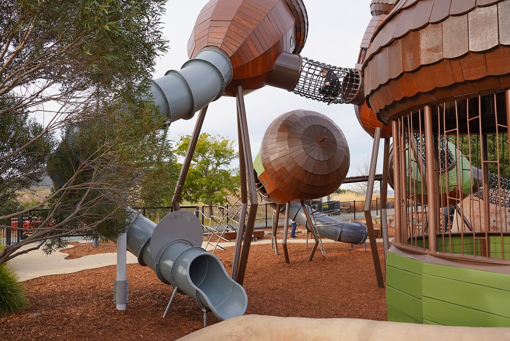 The POD Playground in Canberra spans across 250 hectares