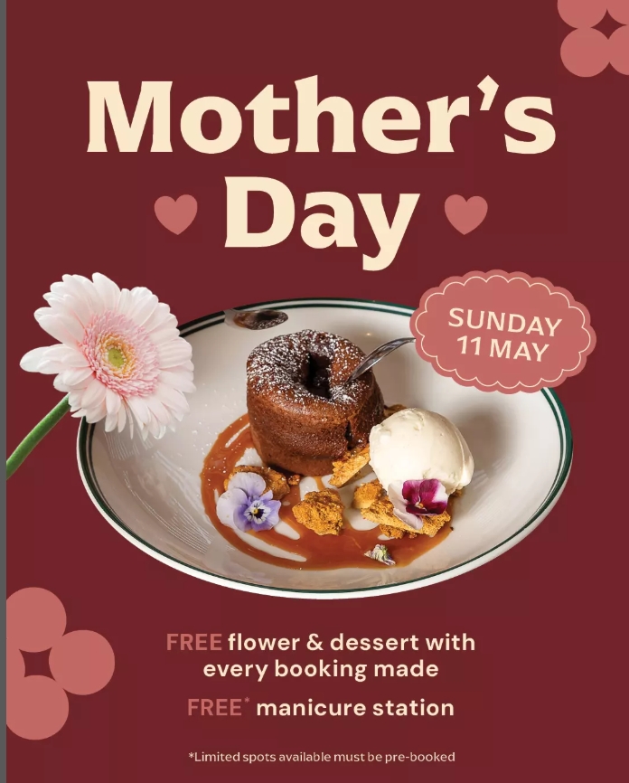 Mother’s Day at Guildford Hotel
