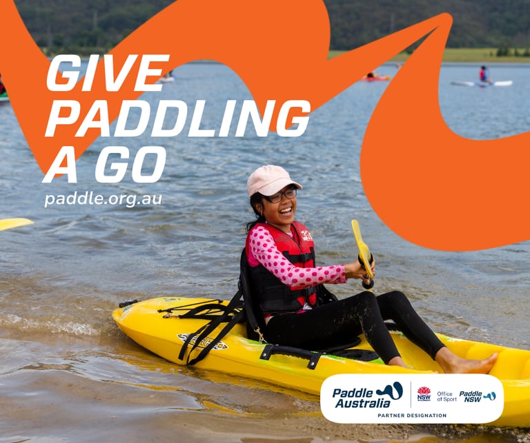 “Give Paddling a Go” experience at Penrith Whitewater Stadium