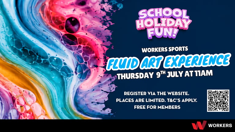 Fluid Art Experience at Workers Sports