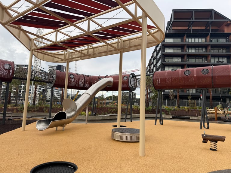 Gunyama Park Zetland: New Playground, Water Play and Skate Park Now Open