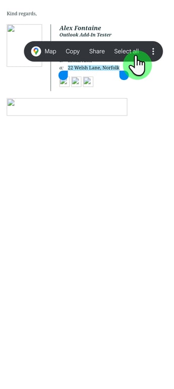 outlook android mobile html email signature install instructions step 2 part 5