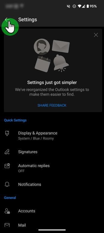 outlook android mobile html email signature install instructions step 3 part 8