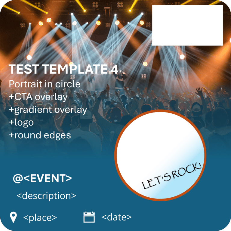 T4: Exhib round edges template preview